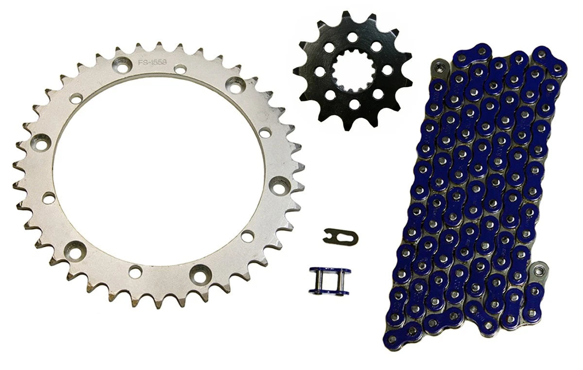 Blue 520x92 Drive Chain & 13/40 Sprockets for Yamaha Raptor 660 (2001–2005)