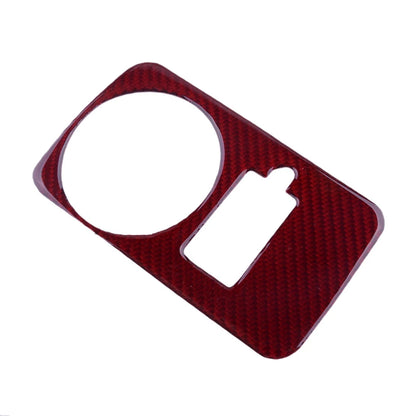 Red Carbon Fiber Headlight Switch Trim for Ford Mustang (2005-2009)