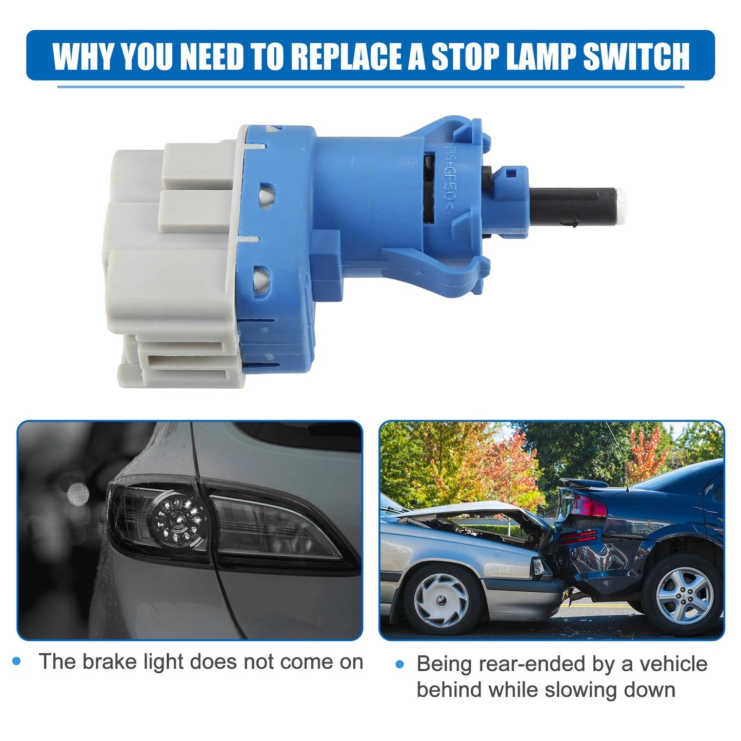 Stop Lamp Switch Assembly for Jeep Compass (2007-2023)