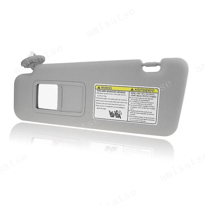 Left Driver Side Sun Visor with Vanity Light for Toyota Highlander (2008-2013)