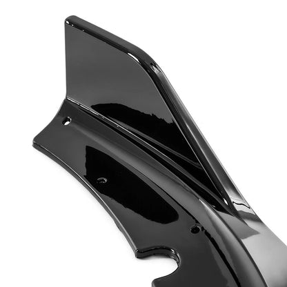 Gloss Black Front Bumper Lip Splitter Spoiler Set for 2015-2022 Dodge Charger