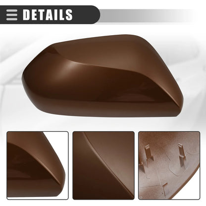Right Side Mirror Cover for Toyota Camry 2.5L L4 (2018-2023) Brown