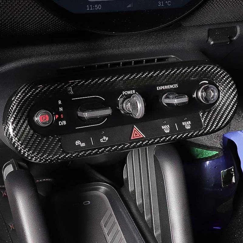 100% Carbon Center Console Shift Cover Trim for Mini Cooper J01 J05 U25 F65-67
