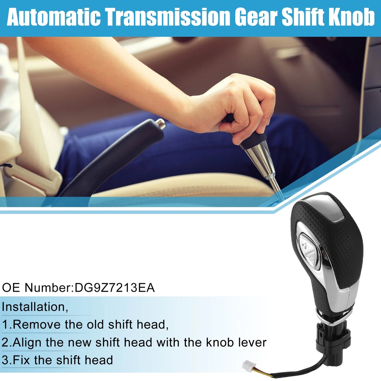 Automatic Transmission Shift Knob for Ford Fusion (2013-2016)