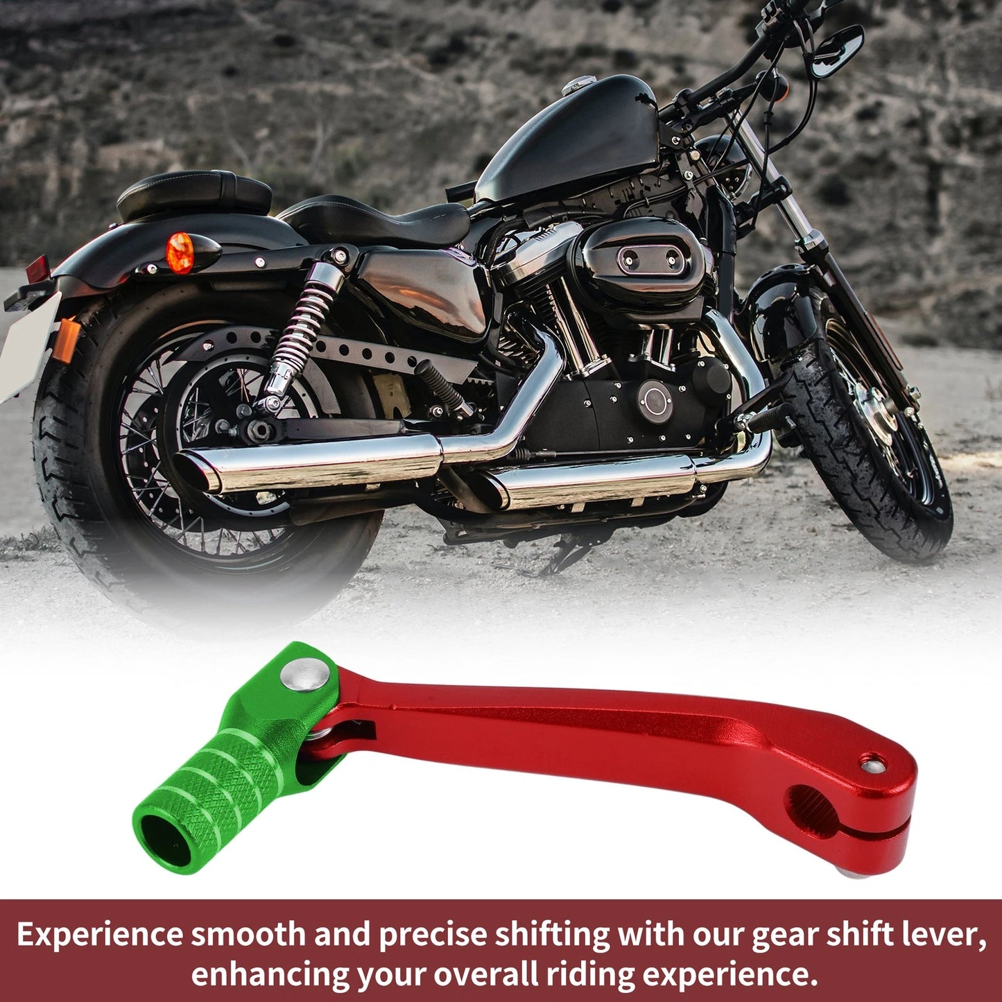 Motorcycle Gear Shift Lever for Honda CRF150F (2003-2017) Red Green Silver