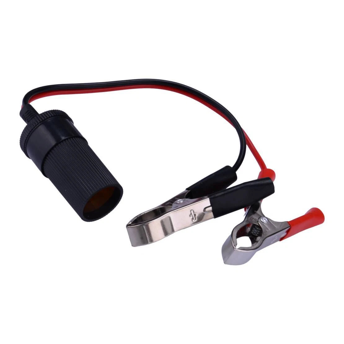 1x Car Battery Alligator Clamp Cable Clip Cigarette Lighter Adapter 12V