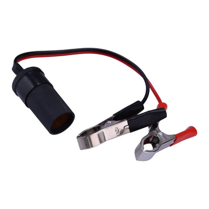 1x Car Battery Alligator Clamp Cable Clip Cigarette Lighter Adapter 12V
