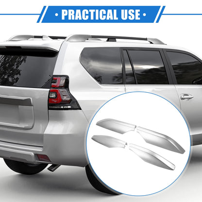 4pcs Car Roof Rack End Covers for Toyota Land Cruiser Prado (2009-2023)