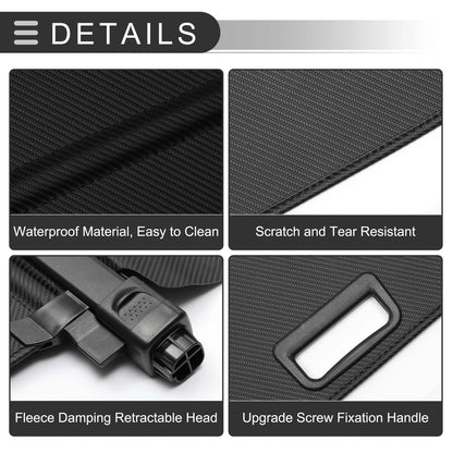 Retractable Cargo Cover for Lexus RX RX350 2023-2025 Black Carbon Fiber