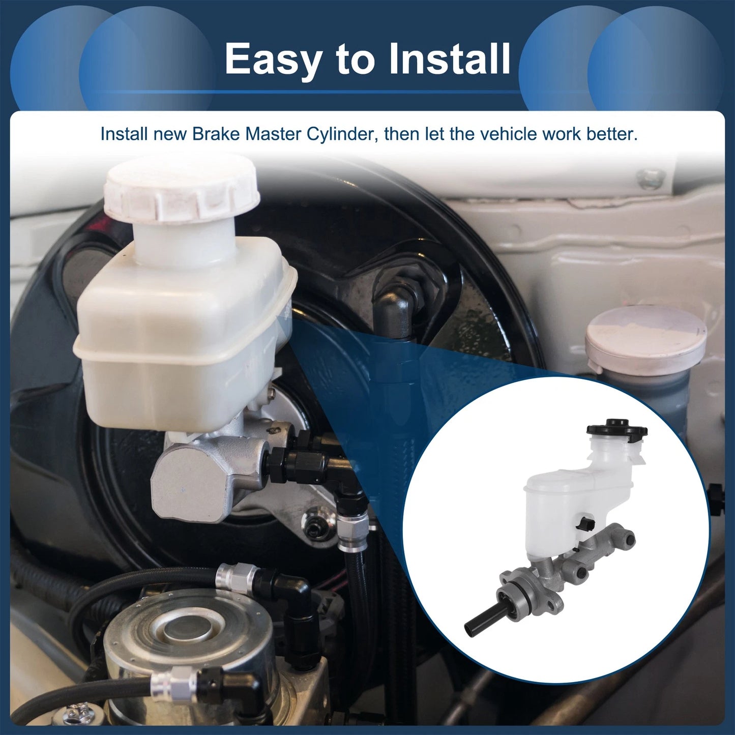Brake Master Cylinder with Reservoir for Honda Accord (2003-2008)