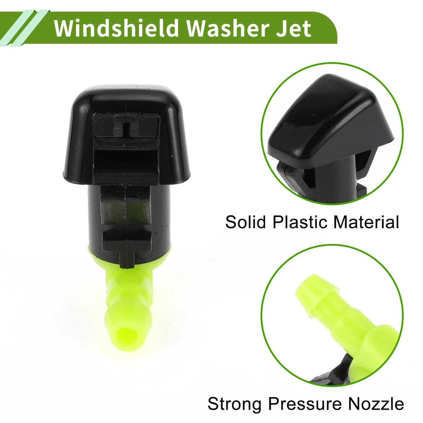 Windshield Washer Nozzle &  Hose Connectors for Ford Edge (2011-2015)