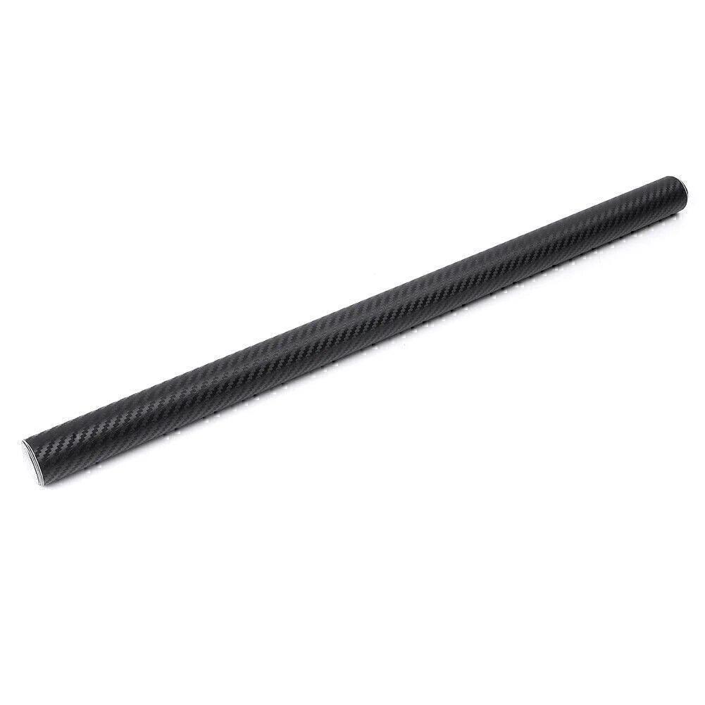 3D Carbon Fiber Vinyl Wrap Sticker for Motorcycle - Matte Black (All Years)