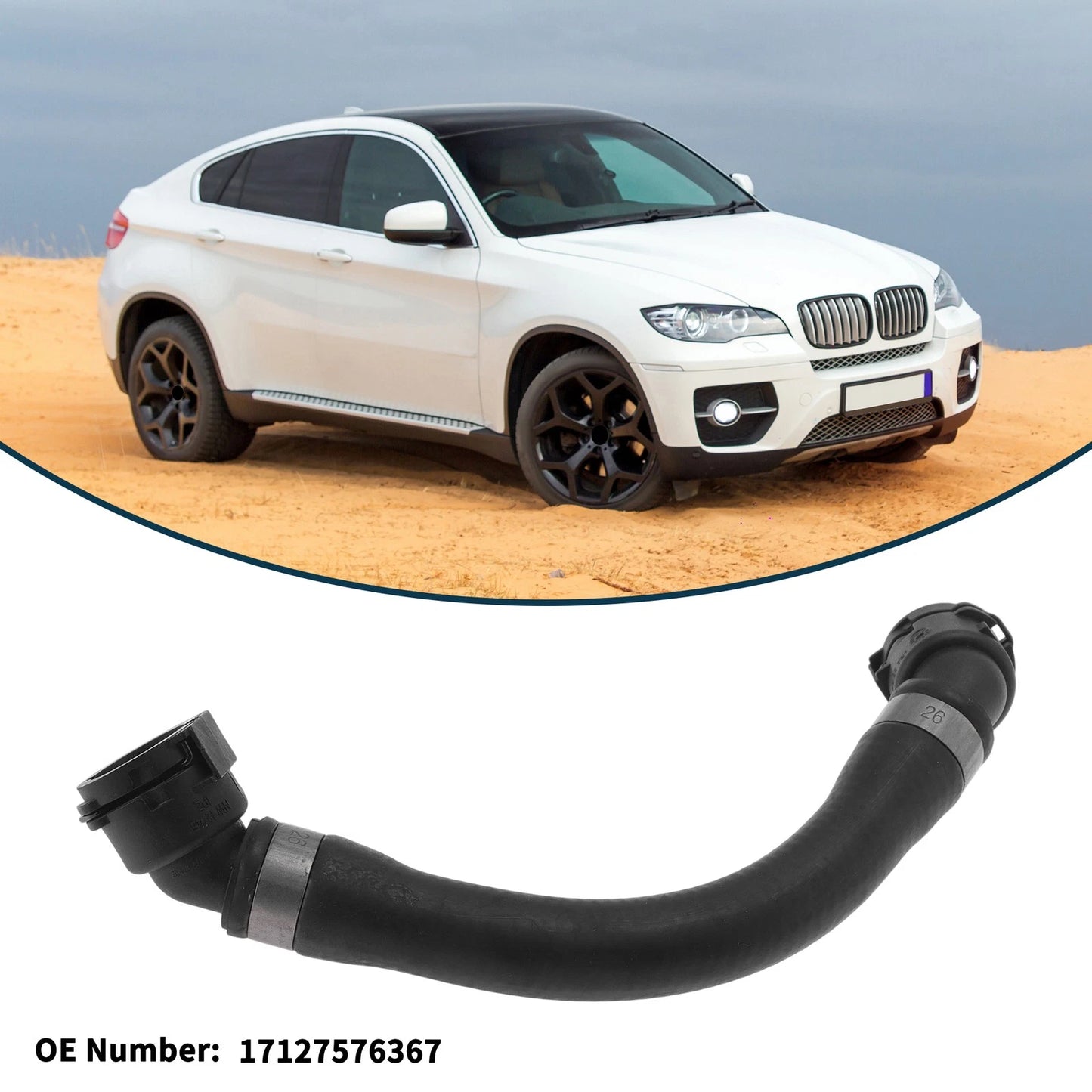 Radiator Hose for BMW X5 2012-2019 Coolant Pipe (2012-2019)