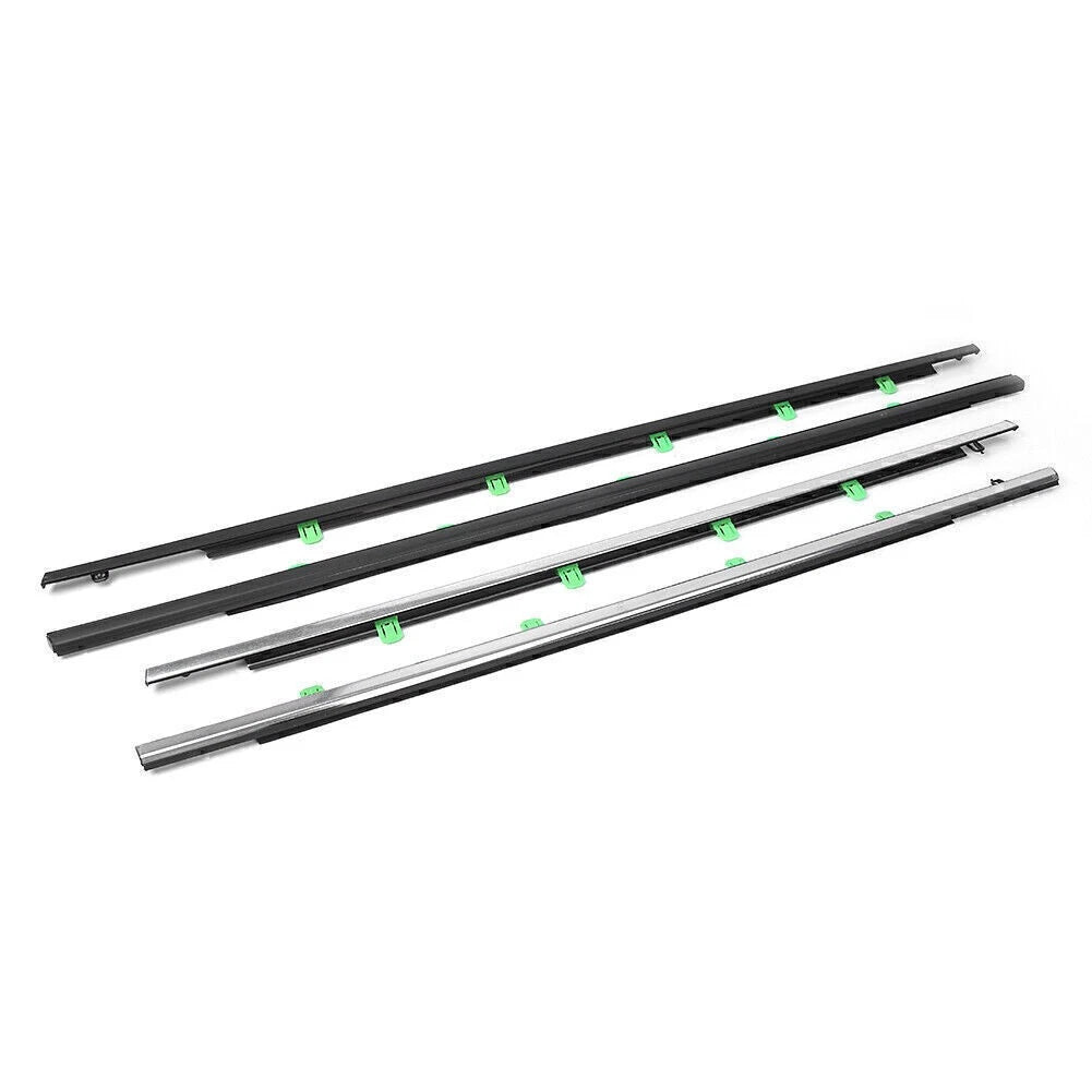4 x Chrome Outside Window Moulding Weather Seal for Honda CR-V (2012-2016)
