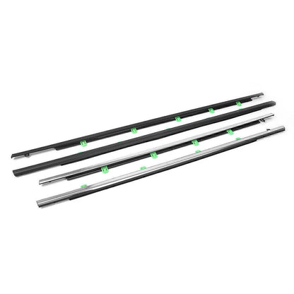 4 x Chrome Outside Window Moulding Weather Seal for Honda CR-V (2012-2016)
