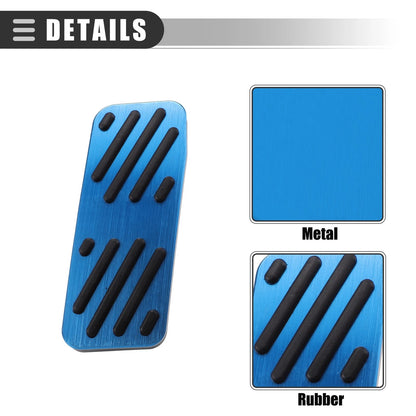 Brake Accelerator Pedal Covers  for Jeep Cherokee (2014-2021) Black Blue