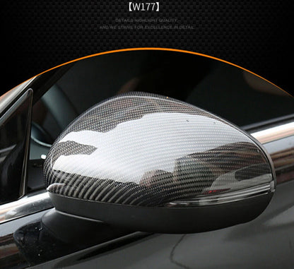 Side Mirror Cover for Benz A Class W177 Carbon Fiber (2019-2020)