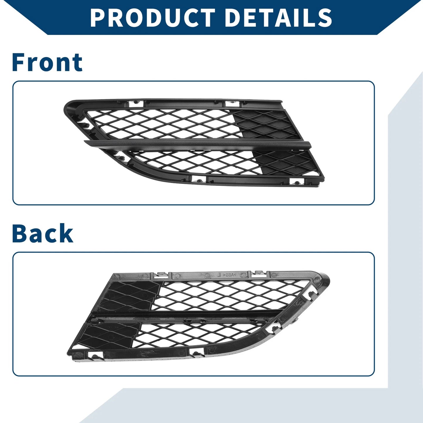 Front Right Fog Light Grill for BMW 328i (2009-2012)