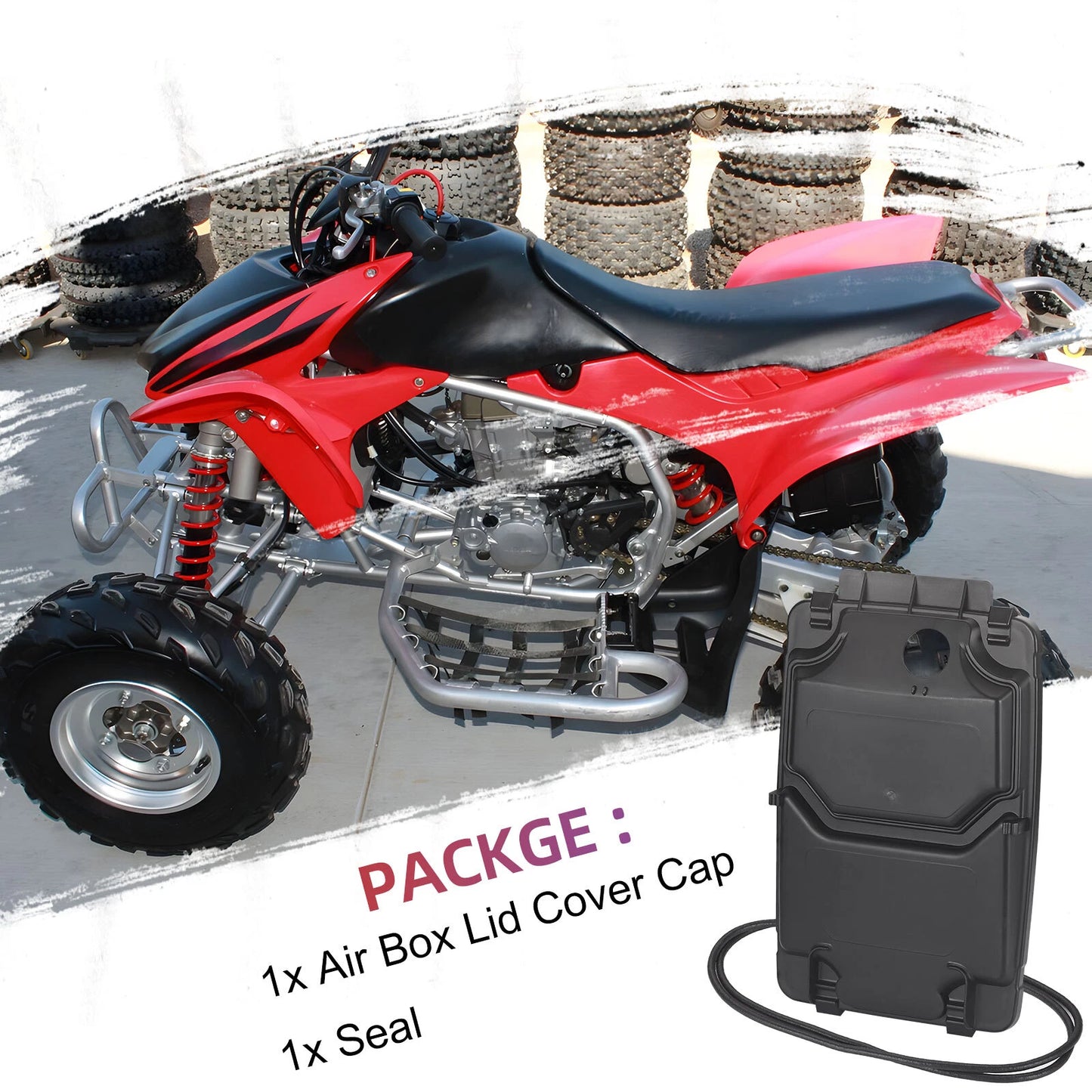 Air Box Lid Cover for Honda TRX450R/TRX450ER 2004-2009 w/Seal