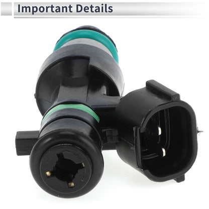 Fuel Injector No.FBY1070 for Nissan Sentra 1.8L (2000-2002) 1 Pc Black