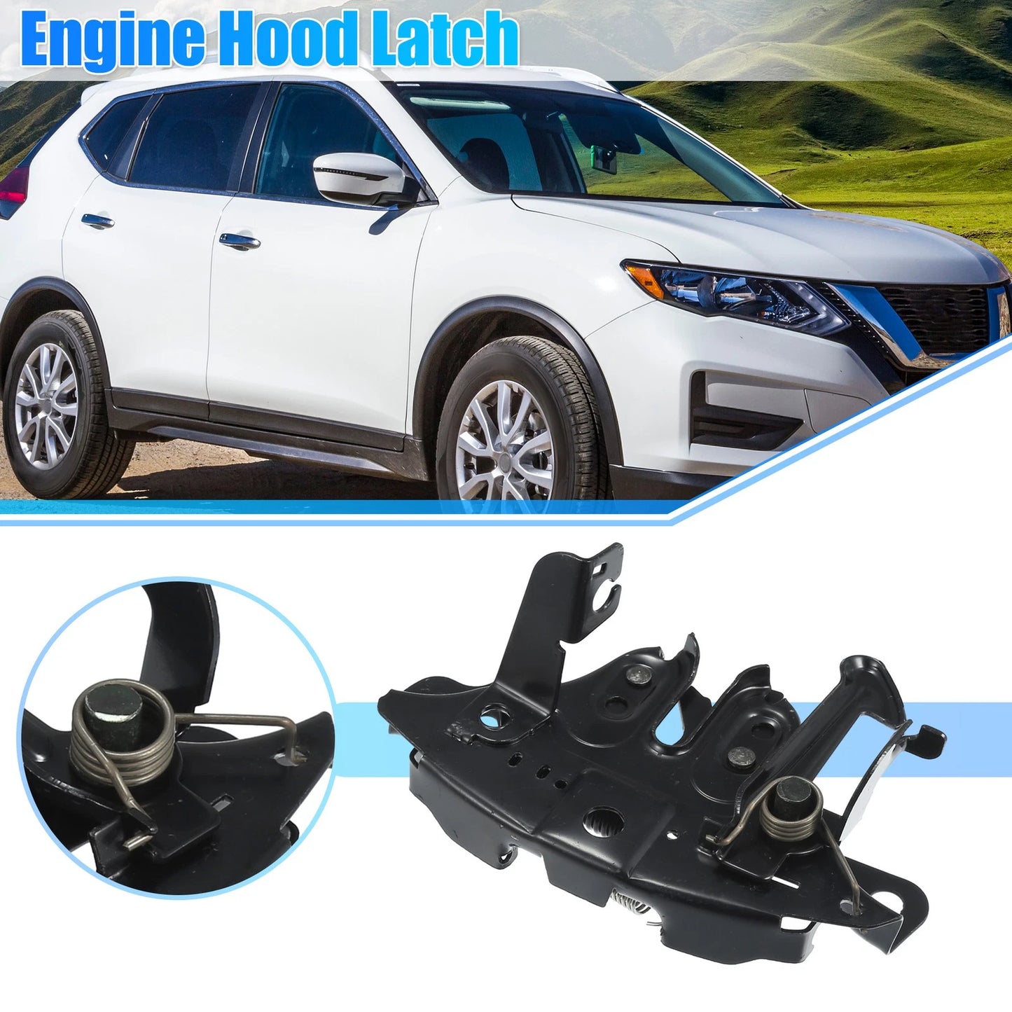 Hood Lock Latch for Nissan Rogue (2014-2019)