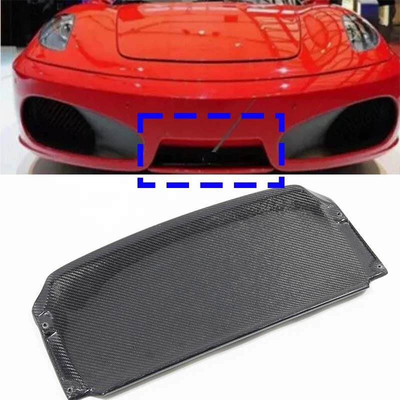 Real Carbon Front Bumper Lip Chin Spoiler Splitter For Ferrari F430  2005-2009