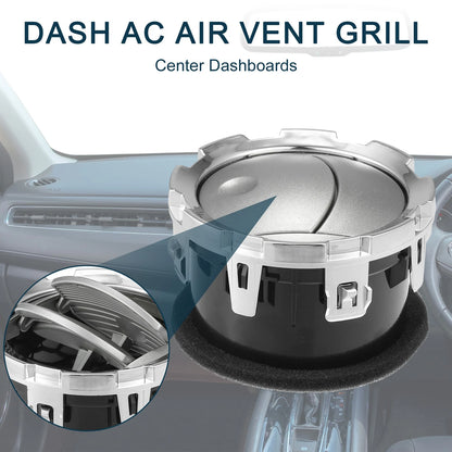 Air Vent Panel for Ford F-250 2011-2016 Air Conditioning Grille Light Silver