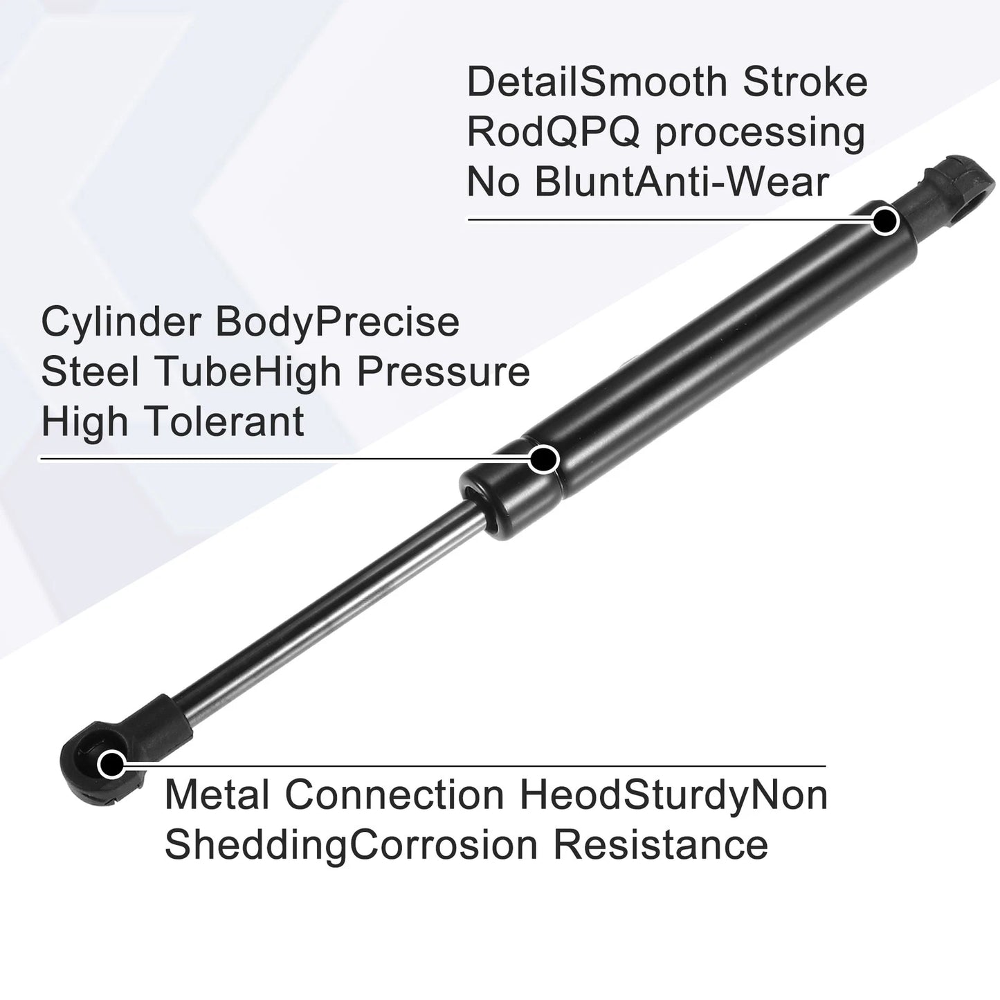 Rear Trunk Lift Support Struts for Nissan Sentra (2007-2012) Black