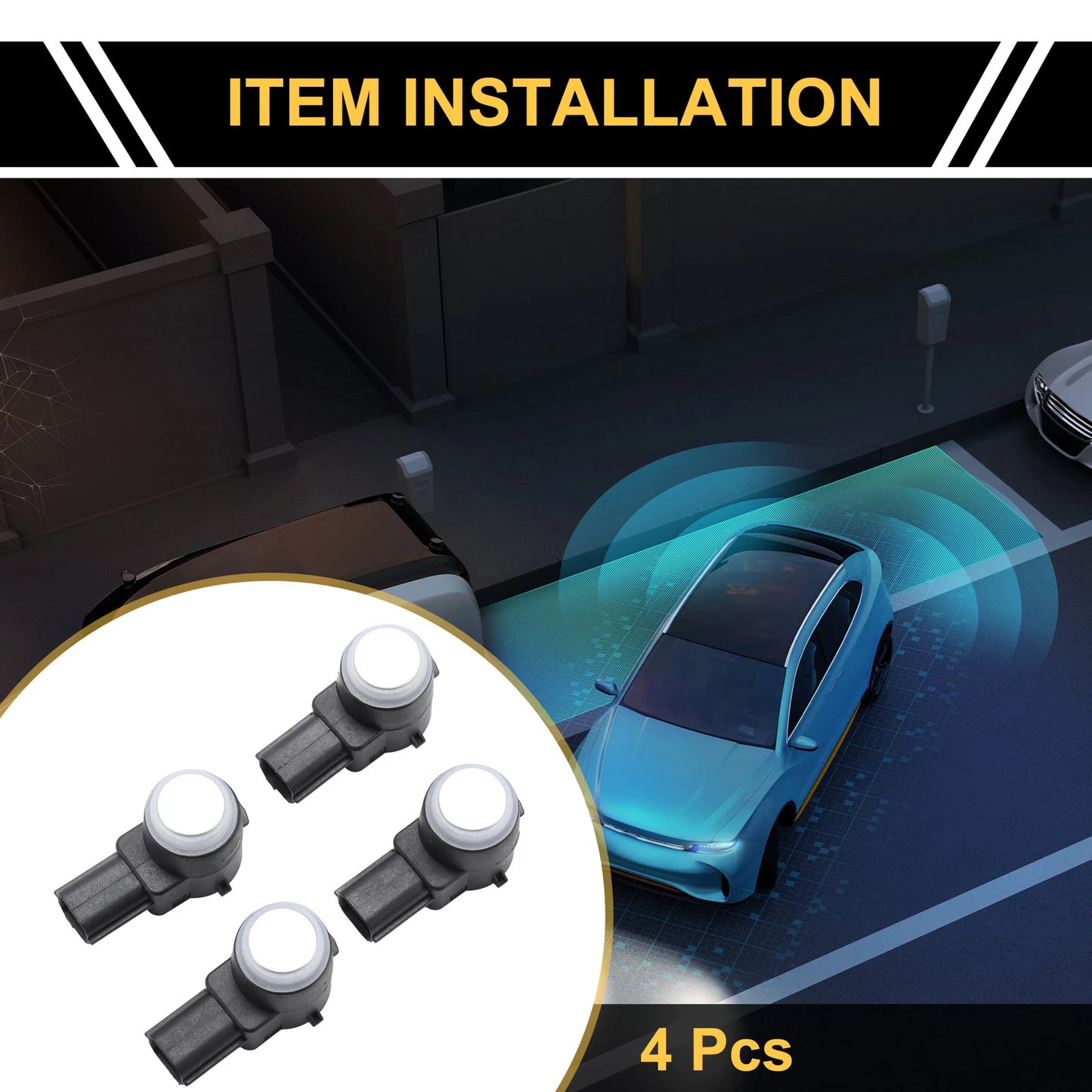 4 x Bumper Reverse Parking Sensor for Chevrolet Silverado