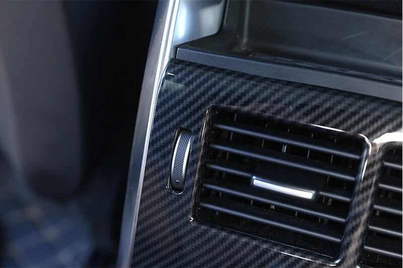Carbon Look Rear Air Outlent Vent Cover Trim For Range Rover Sport 2014-2018