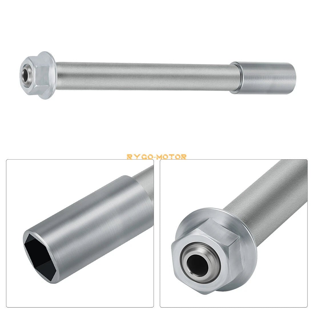 Front Wheel Axle & Nut for Honda CRF450L, CRF450X, CRF450RL, CRF450RWE