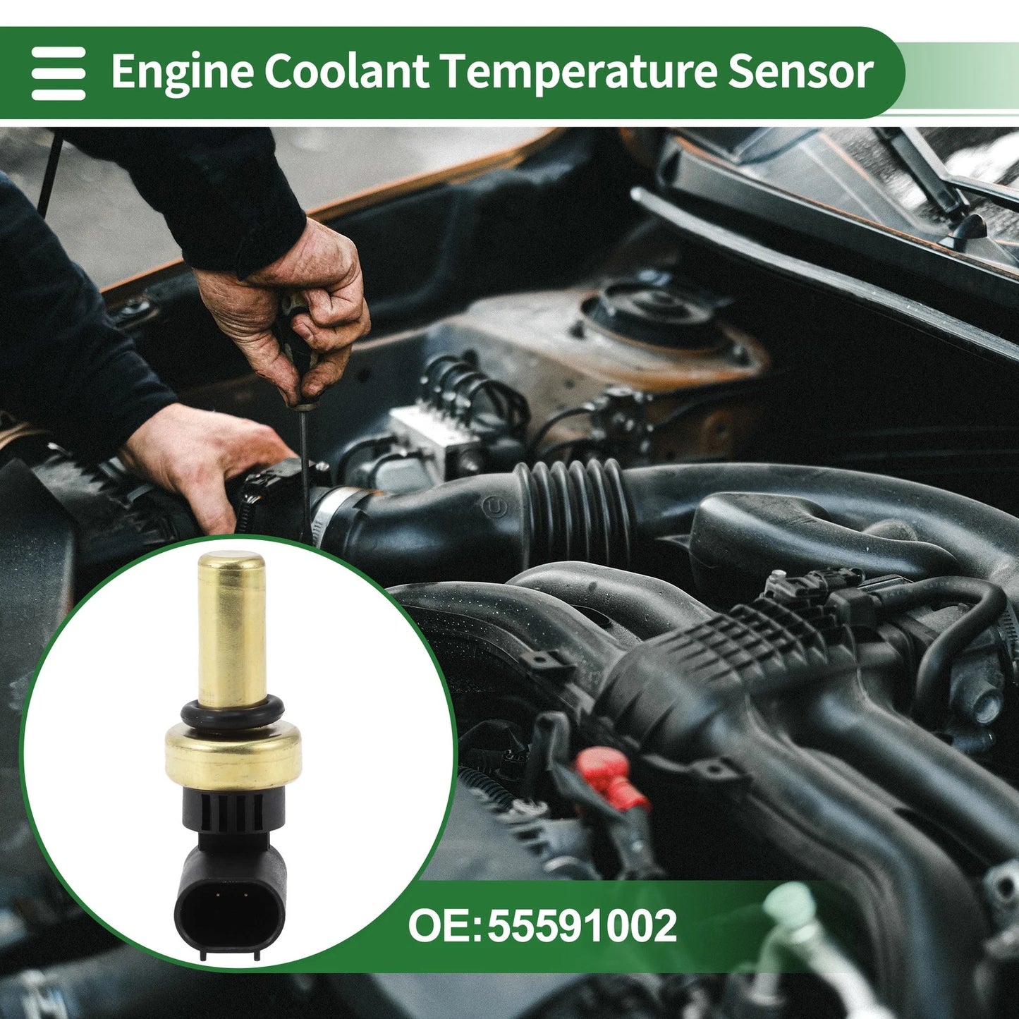 Engine Coolant Temperature Sensor for Chevrolet Cruze (2014 - 2014)