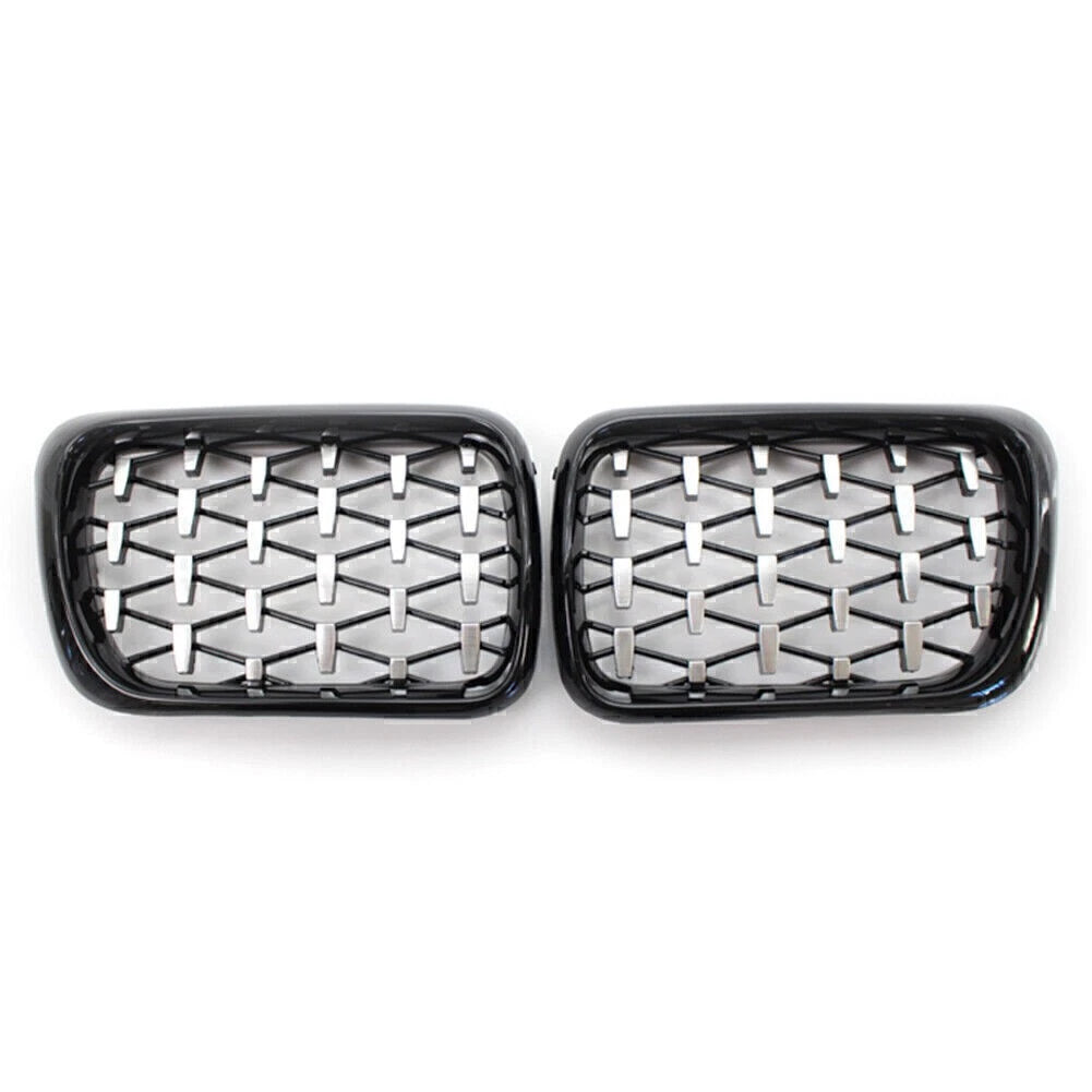 Front Bumper Mesh Grille Trim Cover for BMW E36 3 Series (1997-1999)