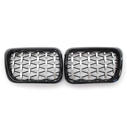 Front Bumper Mesh Grille Trim Cover for BMW E36 3 Series (1997-1999)