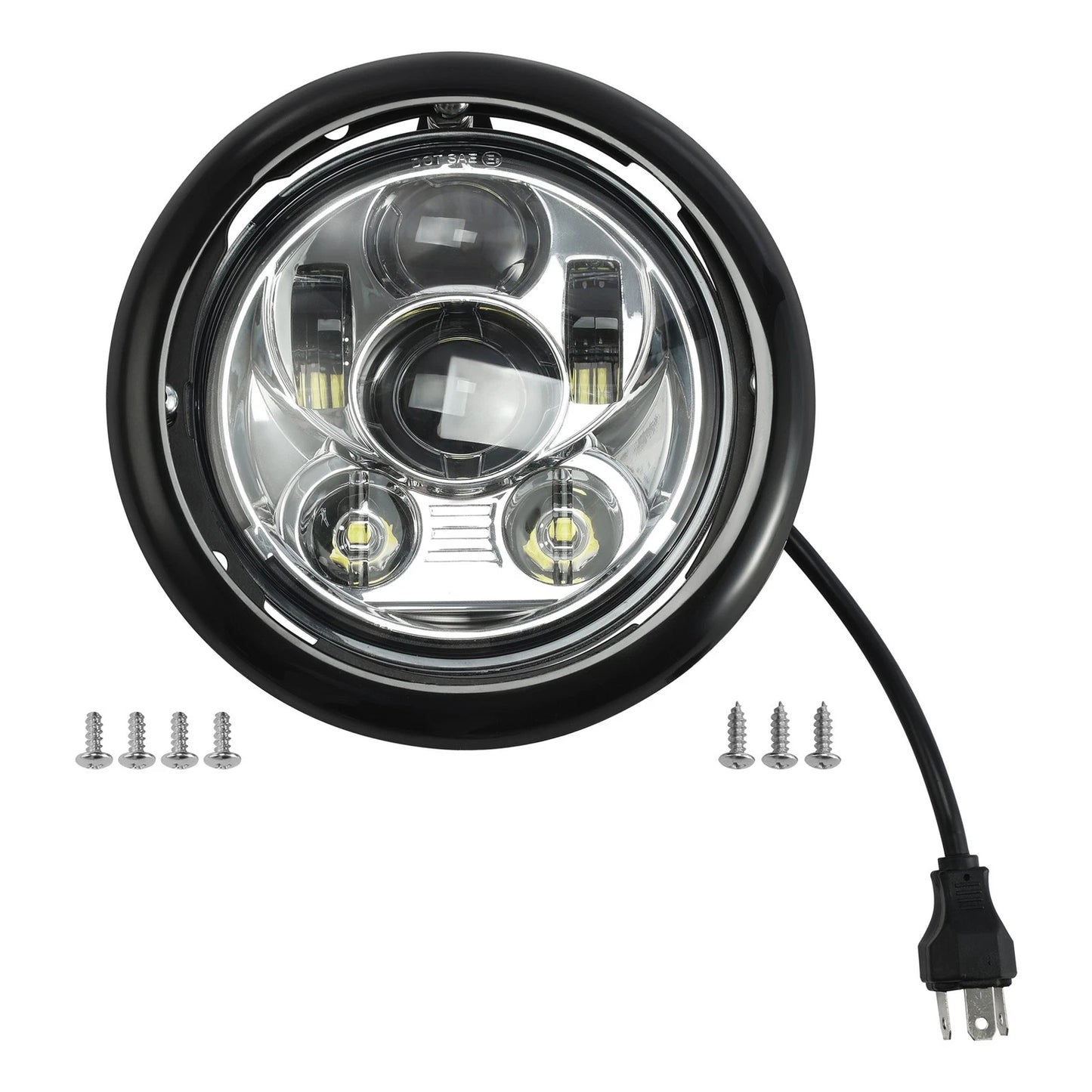 5.75'' LED Headlight & Mount Bracket for Harley Low Rider (2022-2025)
