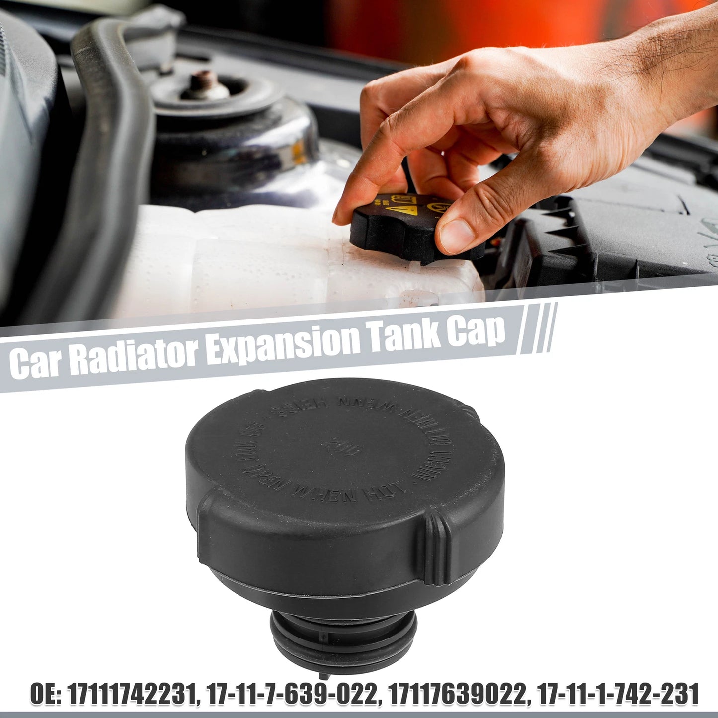 Radiator Coolant Reservoir Tank Cap for BMW 318i 325i E36 E46 (1992-2005)