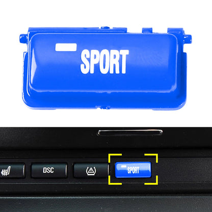 Sport Mode Switch Button Cover Blue for BMW E46 M3 (1998-2004)