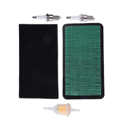 Air Filter & Spark Plug Set for Honda HF2315 HF2417 HF2214 GCV520 GCV530