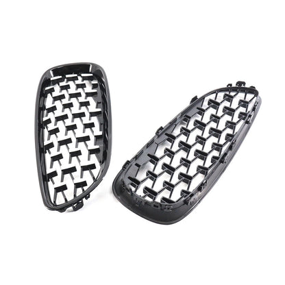 Diamond Style Front Bumper Kidney Grilles for BMW Z4 (2009-2016)