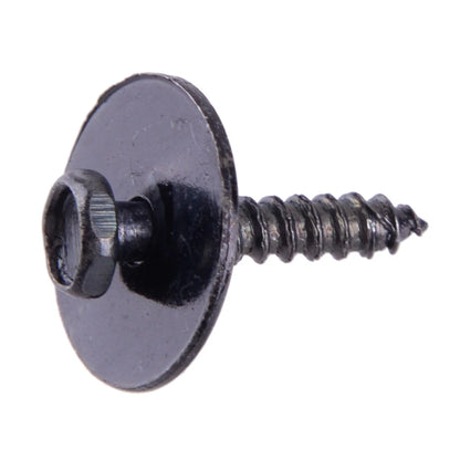 100 x 7mm Metal Hex Car Fender Bumper Screws Retainers Clips
