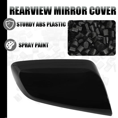 Right Side Wind Mirror Cover Caps for Chevy Impala 2014-2020 Gloss Black