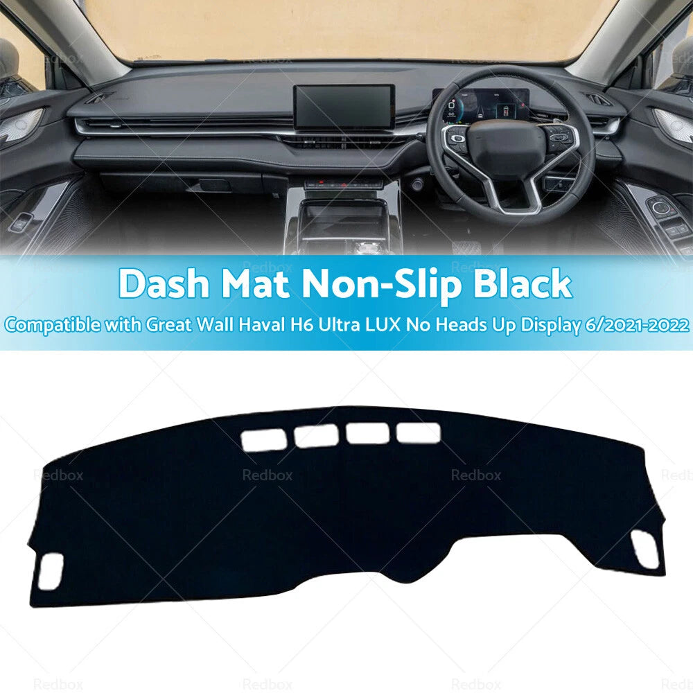 Dash Mat for Haval H6 LUX & Premium No Heads Up Display (2021-2022)