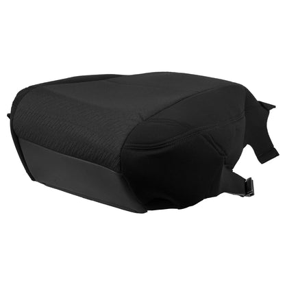 Black Passenger Side Bottom Seat Cover for Chevrolet GMC Cadillac (2007-2014)