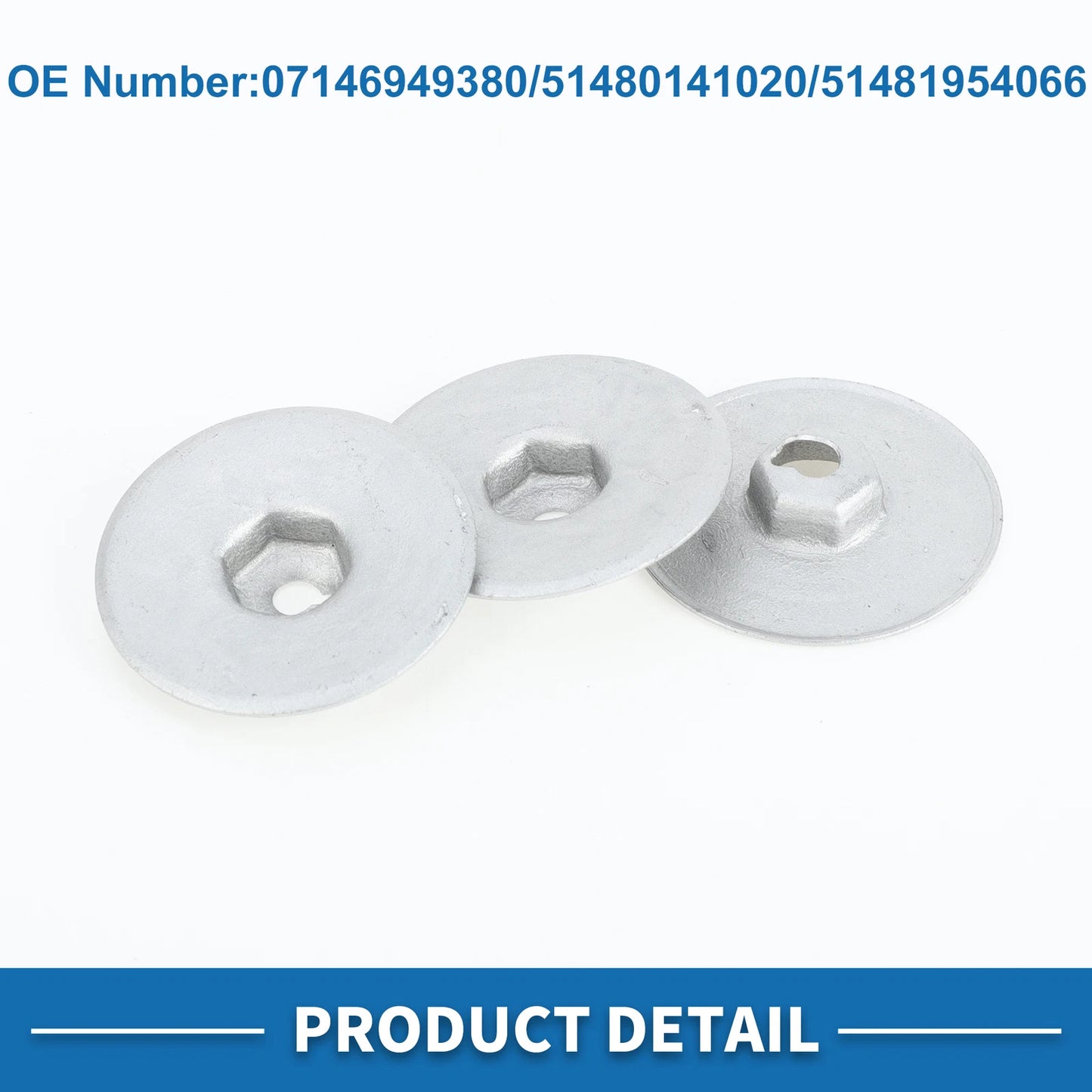 Heat Protection Mounting Nut Clips 30 Pcs for BMW 228i (2014-2016)