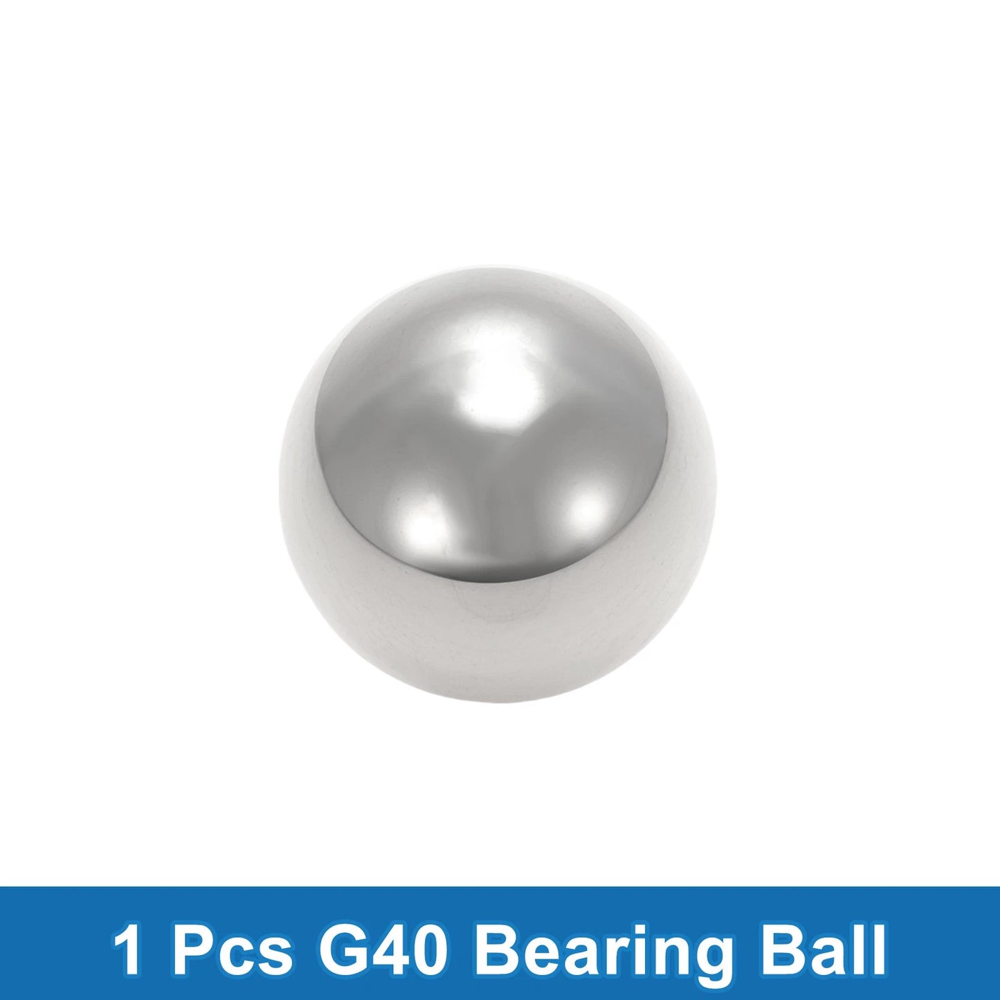 38.1mm Bearing Ball Steel G40 Precision Ball Silver Tone