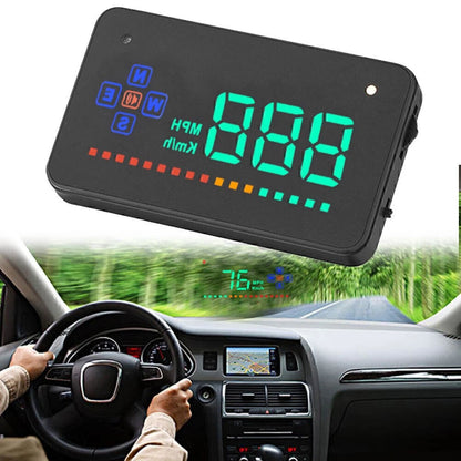 3.5" A2 GPS Car Head Up Display HUD for Over Speed Warning Speedometer (2020-2023)