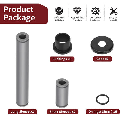 Front Upper + Lower A-Arm Bearing Bushing for Teryx4 800 S (KRF/KRT) (2013–2019)
