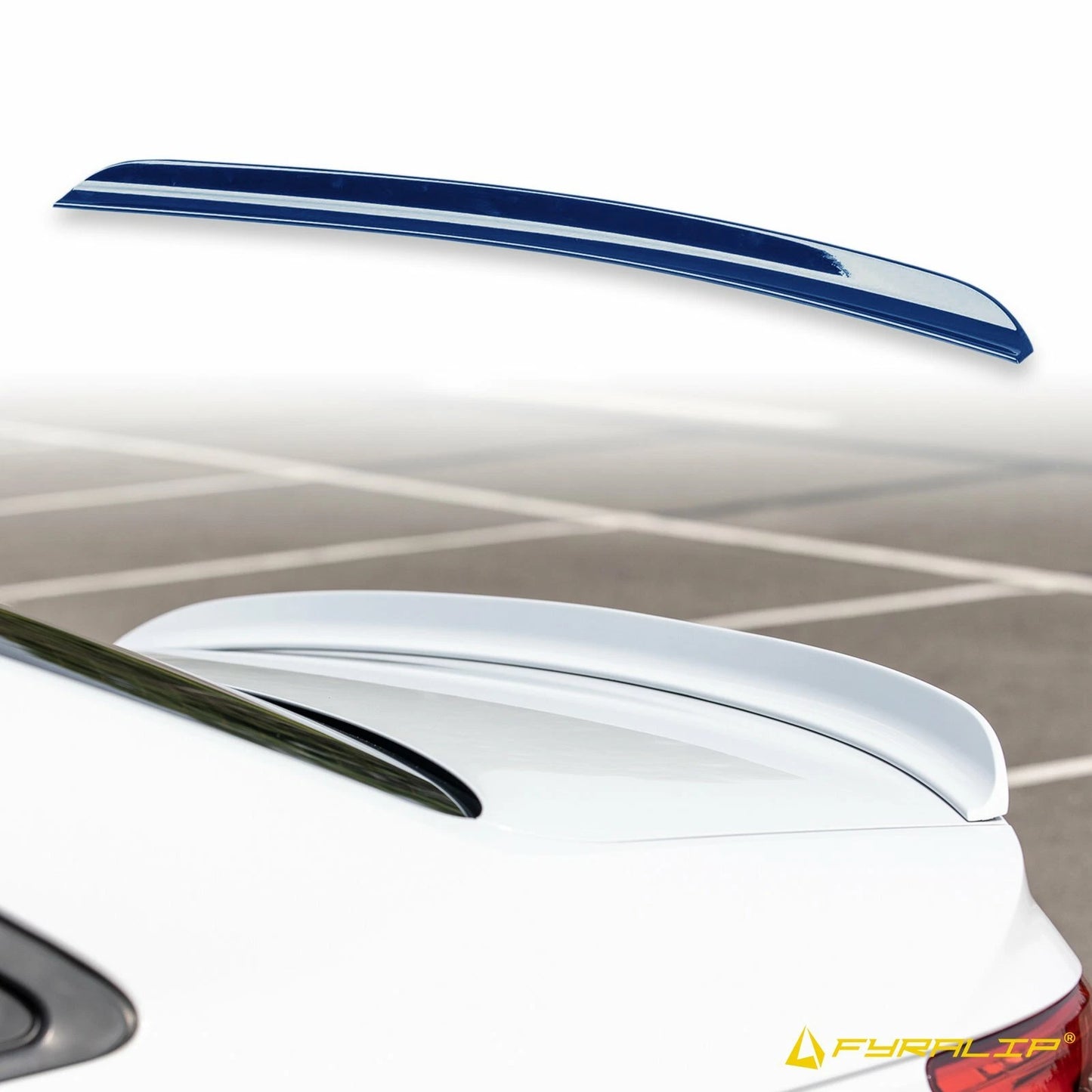Boot Lip Spoiler for Toyota Prius XW30 Blue (2009-2015)