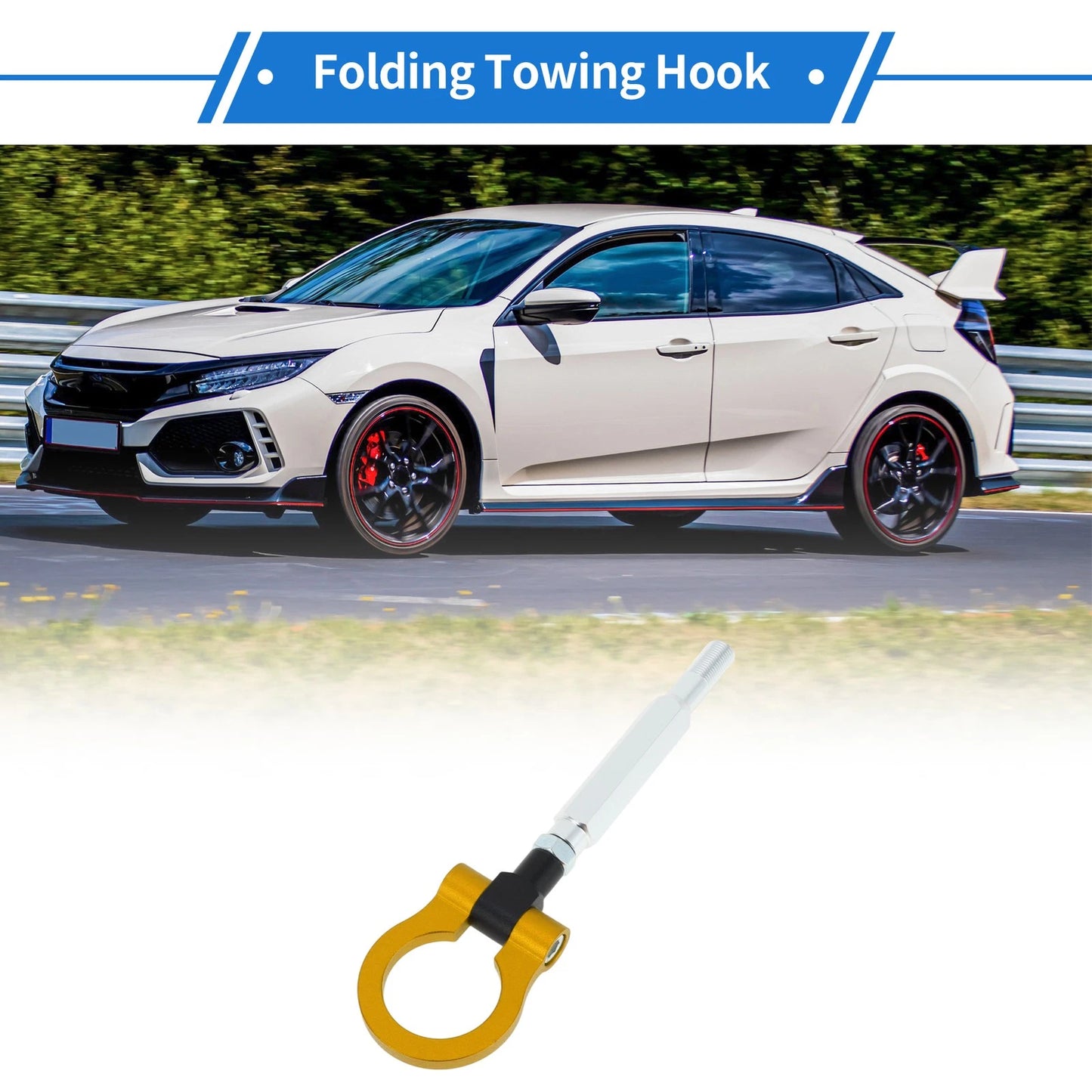 Trailer Ring Eye Towing Hook for Subaru Impreza (2008-2011)
