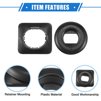 4 Pcs Car Holder Retainer for Honda Acura Durable Anti-Slip Plastic Black